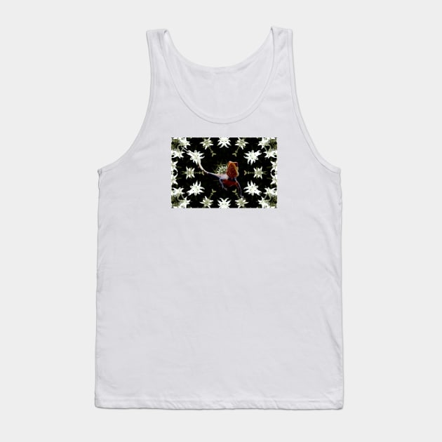 Edelweiss & Lizard / Swiss Artwork Photography Tank Top by RaphaelWolf